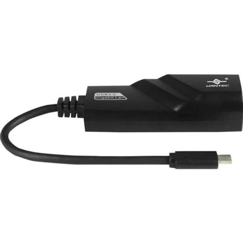 VANTEC CB-CU310GNA Gigabit RJ-45 TO USB TYPE-C ADAPTOR WITH TYPE C to A converter